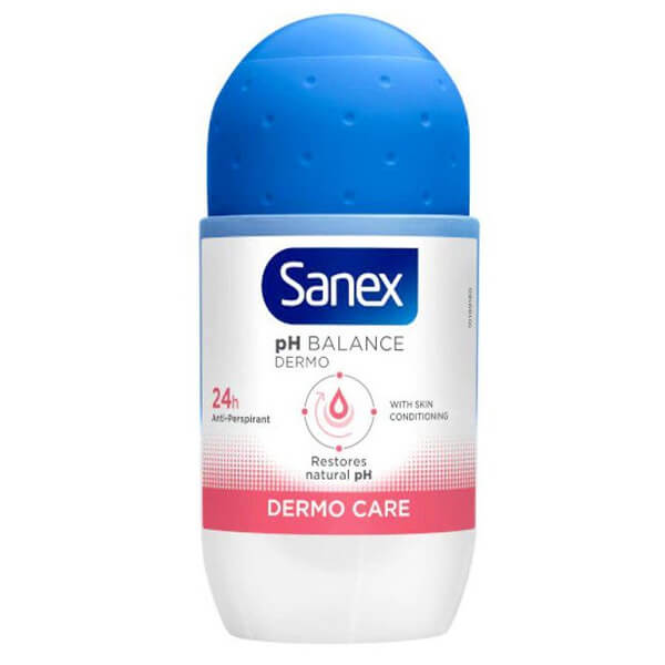 ΑΠΟΣΜΗΤΙΚΟ SANEX ROLL-ΟΝ PH BALANCE 48h DERMO CARE 50ml