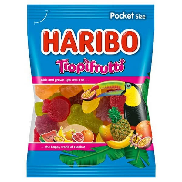 HARIBO ΖΑΧΑΡΩΤΑ TROPIFRUTTI 100γρ
