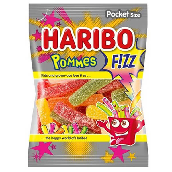 HARIBO ΖΑΧΑΡΩΤΑ POMMES FIZZ 100γρ