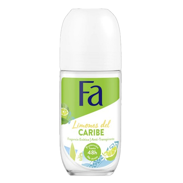 ΑΠΟΣΜΗΤΙΚΟ FA ROLL-ΟΝ CARIBBEAN LEMON EXOTIC LEMON 50ml