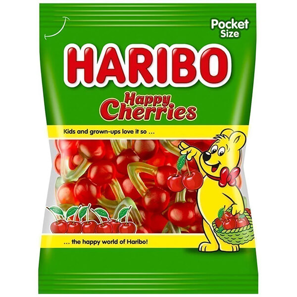 HARIBO ΖΑΧΑΡΩΤΑ HAPPY CHERRIES 100γρ
