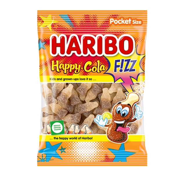 HARIBO ΖΑΧΑΡΩΤΑ HAPPY COLA FIZZ 80γρ