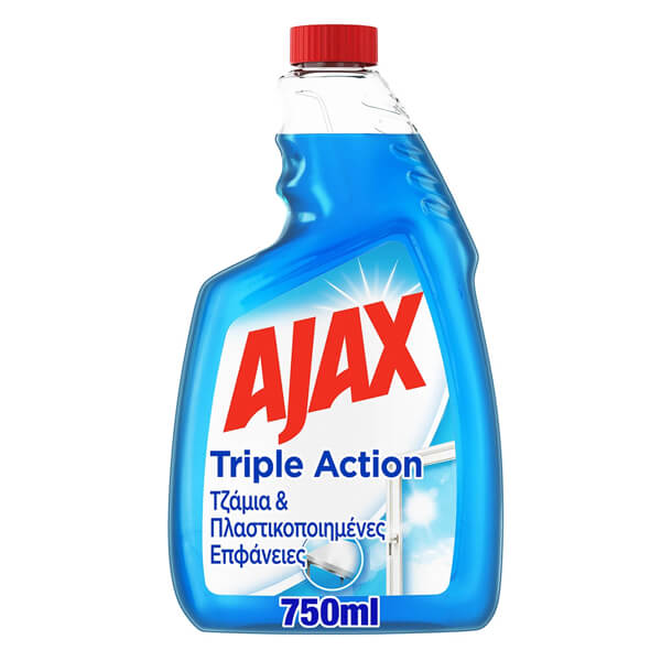 ΥΓΡΟ ΤΖΑΜΙΩΝ AJAX ΑΝΤΑΛΛΑΚΤΙΚΟ TRIPLE ACTION 750ml