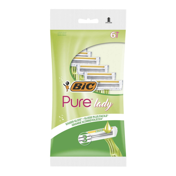 ΞΥΡΑΦΑΚΙΑ BIC PURE LADY 3 6τεμ