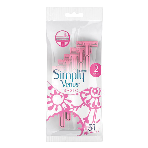 ΞΥΡΑΦΑΚΙΑ GILLETTE SIMPLY VENUS 2 5τεμ