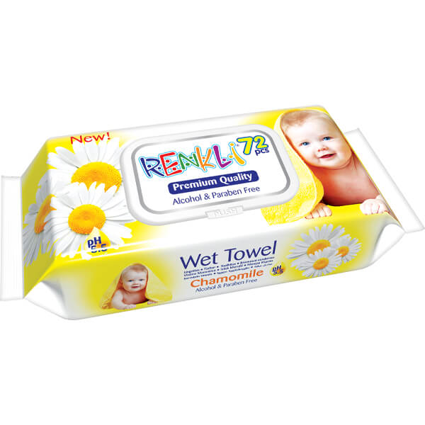 ΜΩΡΟΜΑΝΤΗΛΑ RENKLI ΜΕ ΚΑΠΑΚΙ CHAMOMILE 72τεμ