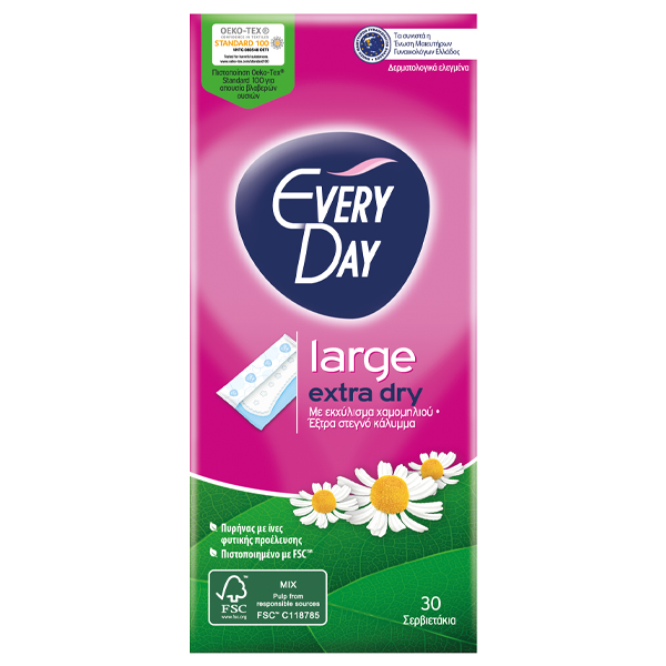 ΣΕΡΒΙΕΤΑΚΙ EVERYDAY EXTRA DRY LARGE 30τεμ