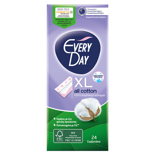 ΣΕΡΒΙΕΤΑΚΙ EVERYDAY ALL COTTON EXTRA LONG 24τεμ