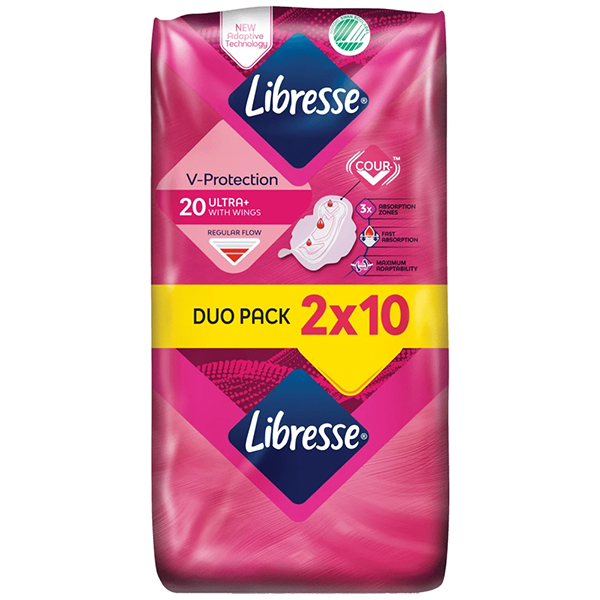 ΣΕΡΒΙΕΤΕΣ LIBRESSE ULTRA NORMAL DUO PACK 20τεμ (2x10τεμ)