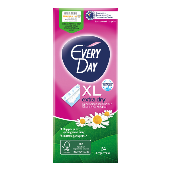ΣΕΡΒΙΕΤΑΚΙ EVERYDAY EXTRA DRY EXTRA LONG 24τεμ