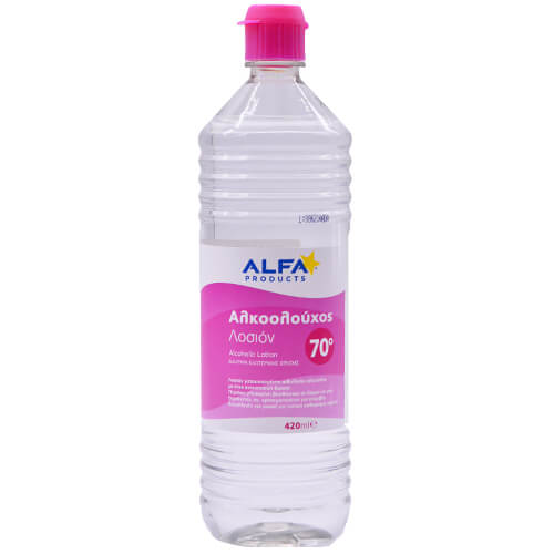 ΑΛΚΟΟΛΟΥΧΟΣ ΛΟΣΙΟΝ 70% ALFA 420ml