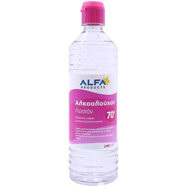 ΑΛΚΟΟΛΟΥΧΟΣ ΛΟΣΙΟΝ 70% ALFA  240ml