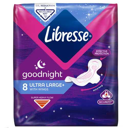 ΣΕΡΒΙΕΤΕΣ LIBRESSE ULTRA LARGE NIGHT 8τεμ