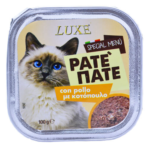 ΓΑΤΟΤΡΟΦΗ LUXE PATE ΚΟΤΟΠΟΥΛΟ 100γρ