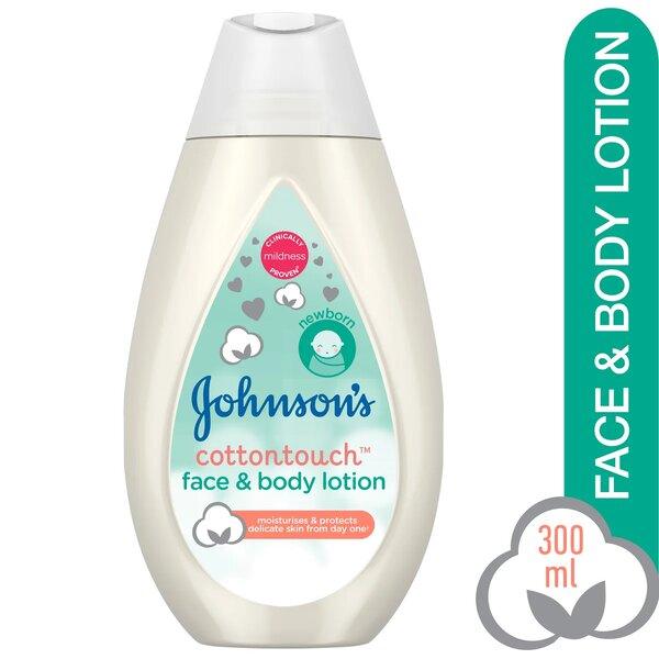 JOHNSON'S COTTON TOUCH FACE & BODY LOTION 300ml