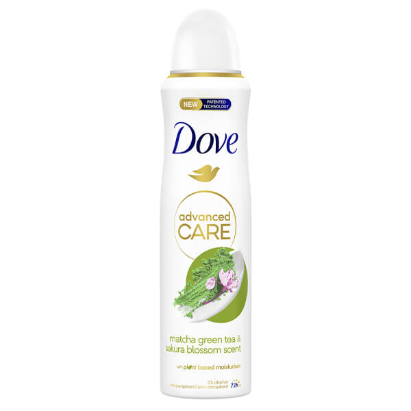 ΑΠΟΣΜΗΤΙΚΟ DOVE DEO SPRAY ADVANCED MATCHA GREEN TEA & SAKURA BLOSSOM 150ml