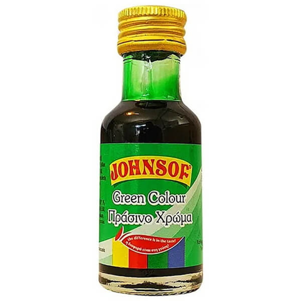 ΧΡΩΜΑ ΖΑΧΑΡΟΠΛΑΣΤΙΚΗΣ ΠΡΑΣΙΝΟ JOHNSOF 28ml