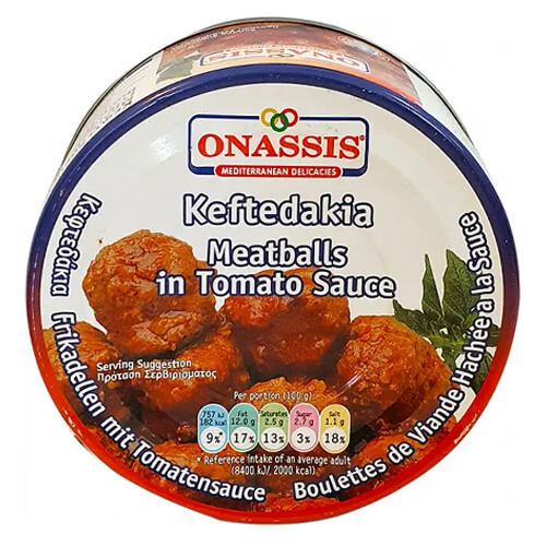 ΚΕΦΤΕΔΑΚΙΑ ΜΕ ΣΑΛΤΣΑ ΩΝΑΣΗΣ 280γρ