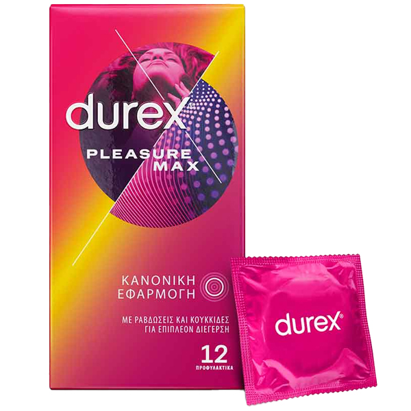 ΠΡΟΦΥΛΑΚΤΙΚΑ DUREX PLEASUREMAX 12τεμ