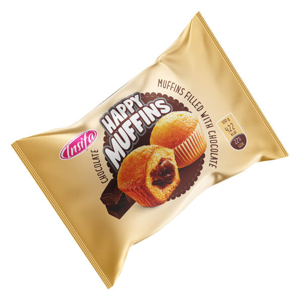 ΚΕΙΚ ΣΟΚΟΛΑΤΑ HAPPY MUFFINS  24x40γρ