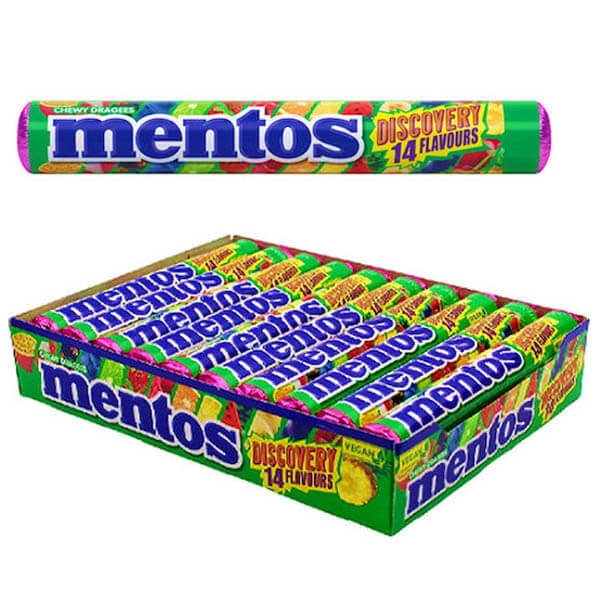 ΚΑΡΑΜΕΛΕΣ MENTOS DISCOVERY 20x38γρ