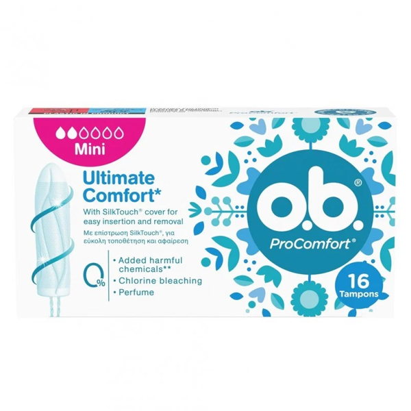 ΤΑΜΠΟΝ O.B. PROCOMFORT MINI 16τεμ