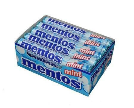 ΚΑΡΑΜΕΛΕΣ MENTOS MINT 20x38γρ