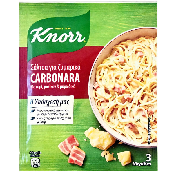 KNORR ΣΑΛΤΣΑ CARBONARA 44γρ