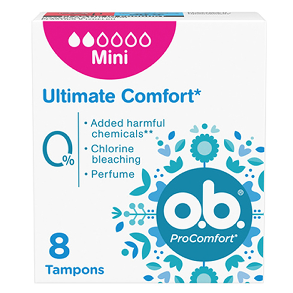 ΤΑΜΠΟΝ O.B. PROCOMFORT MINI 8τεμ