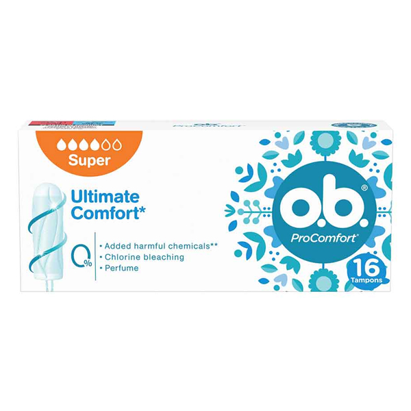 ΤΑΜΠΟΝ O.B. PROCOMFORT SUPER 16τεμ