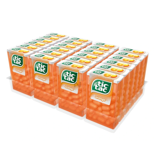 ΚΑΡΑΜΕΛΑΚΙΑ TIC TAC ΠΟΡΤΟΚΑΛΙ 24x18γρ