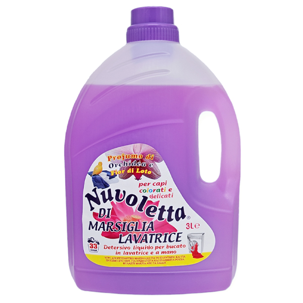 ΥΓΡΟ ΠΛΥΝΤΗΡΙΟΥ NUVOLETTA (ΜΩΒ) MARSIGLIA ORCHIDEA DI LOTO 3lt