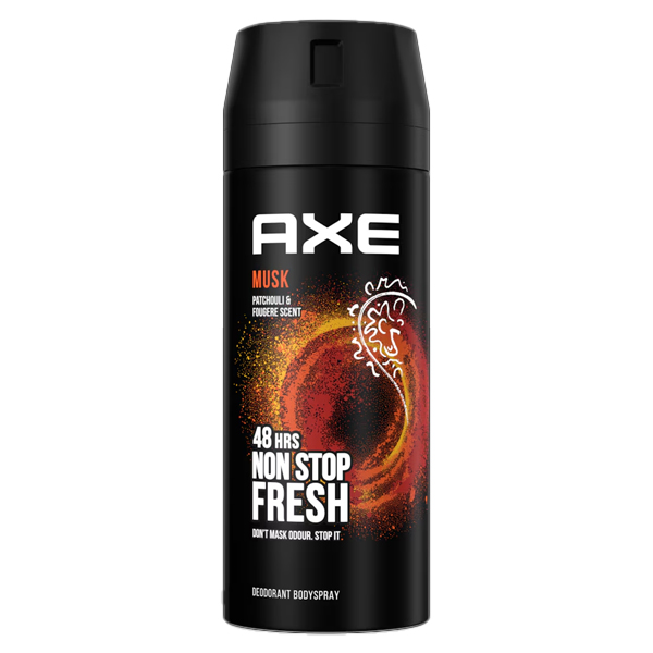 ΑΠΟΣΜΗΤΙΚΟ AXE BODY SPRAY MUSK 150ml