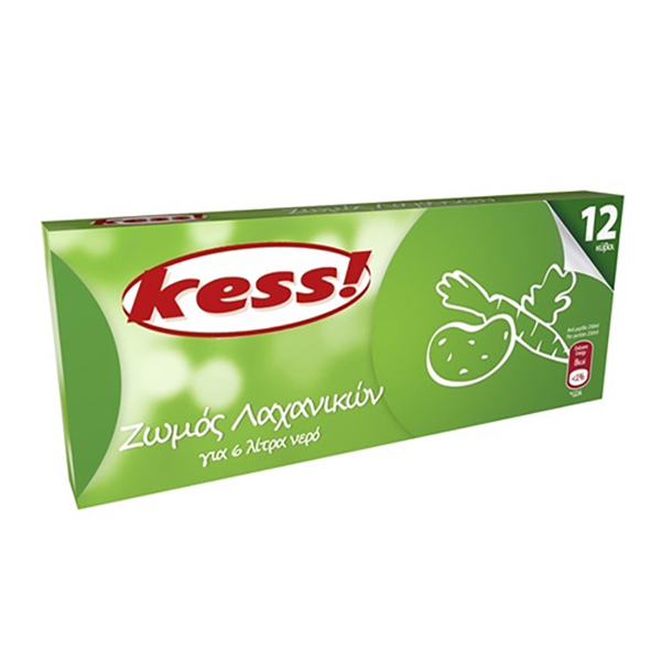 ΚΥΒΟΣ ΛΑΧΑΝΙΚΩΝ KESS 12τεμ x 120γρ