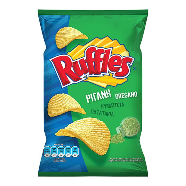 ΠΑΤΑΤΑΚΙΑ RUFFLES CHIPS PROFESSIONAL ΡΙΓΑΝΗ 400γρ