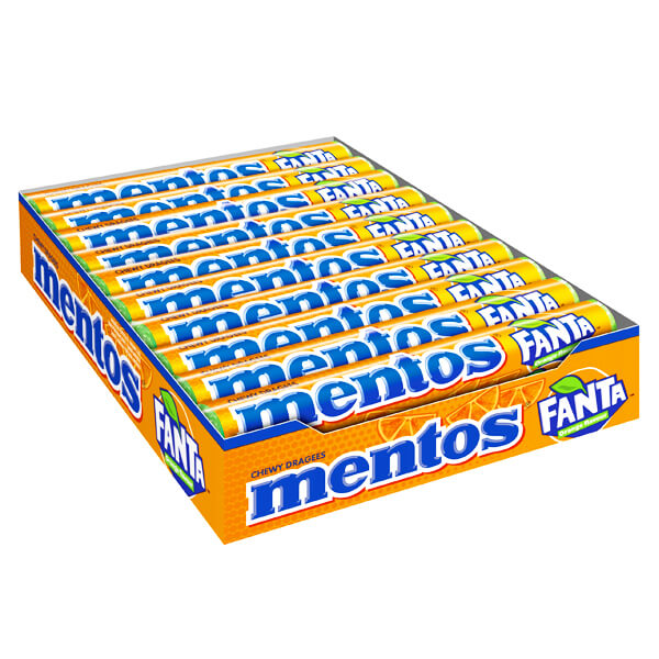 ΚΑΡΑΜΕΛΕΣ MENTOS FANTA 20x38γρ