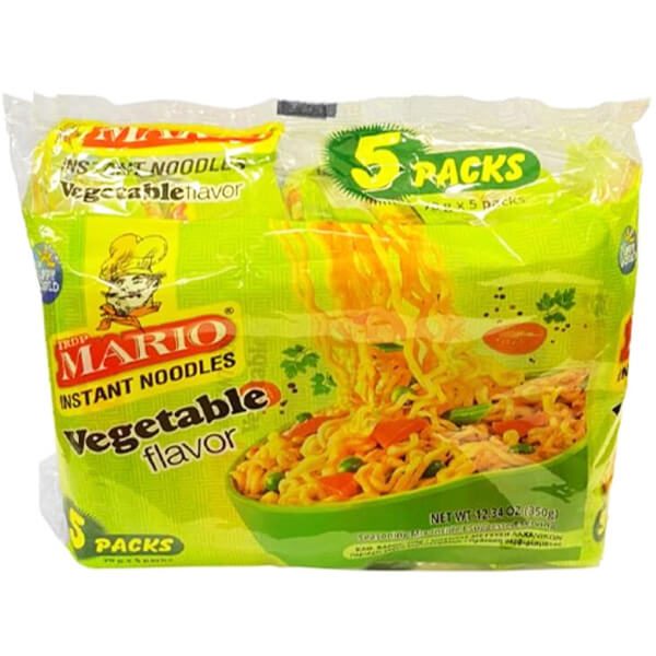 NOODLES MARIO ΛΑΧΑΝΙΚΑ 5x70γρ