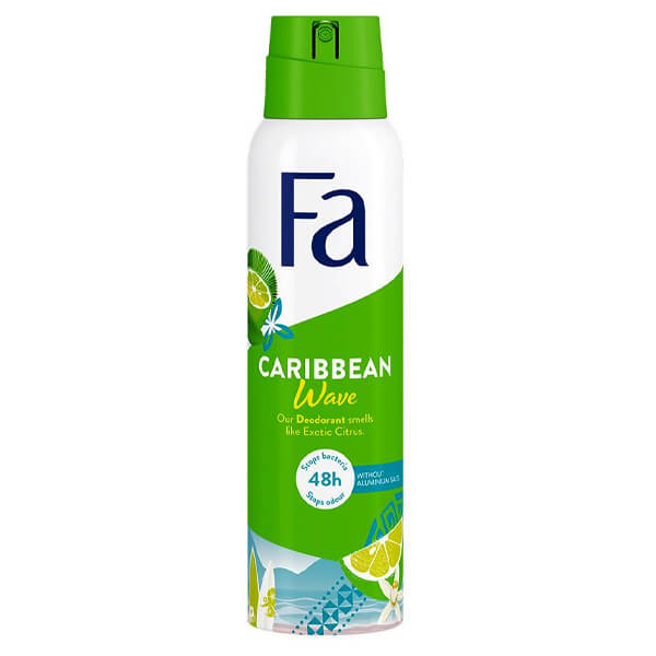 ΑΠΟΣΜΗΤΙΚΟ FA DEO SPRAY CARRIBEAN WAVE 150ml